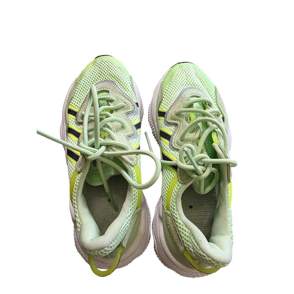 Adidas‎ Ozweego Glow Green Athletic Running Shoes Sneakers EE6466 Kids Size 3.5 - Picture 15 of 16